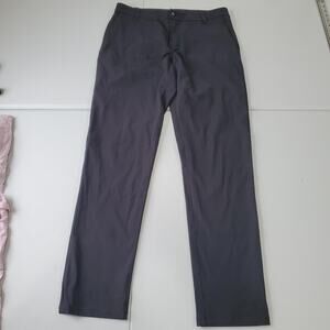 Lululemon Pants Mens 34 Gray Chino Straight Leg Performance Casual Workwear